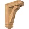 Ekena Millwork Balboa Arts and Crafts Smooth Bracket w/ Offset Brace, Western Red Cedar, 5 1/2"W x 16"D x 20"H BKT0604X16X20BOA03SWR - alternate 1